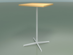 Table carrée 5568 (H 105,5 - 60x60 cm, Chêne naturel, V12)