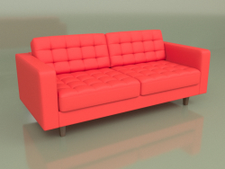 Triple sofa Cosmo (Red leather)