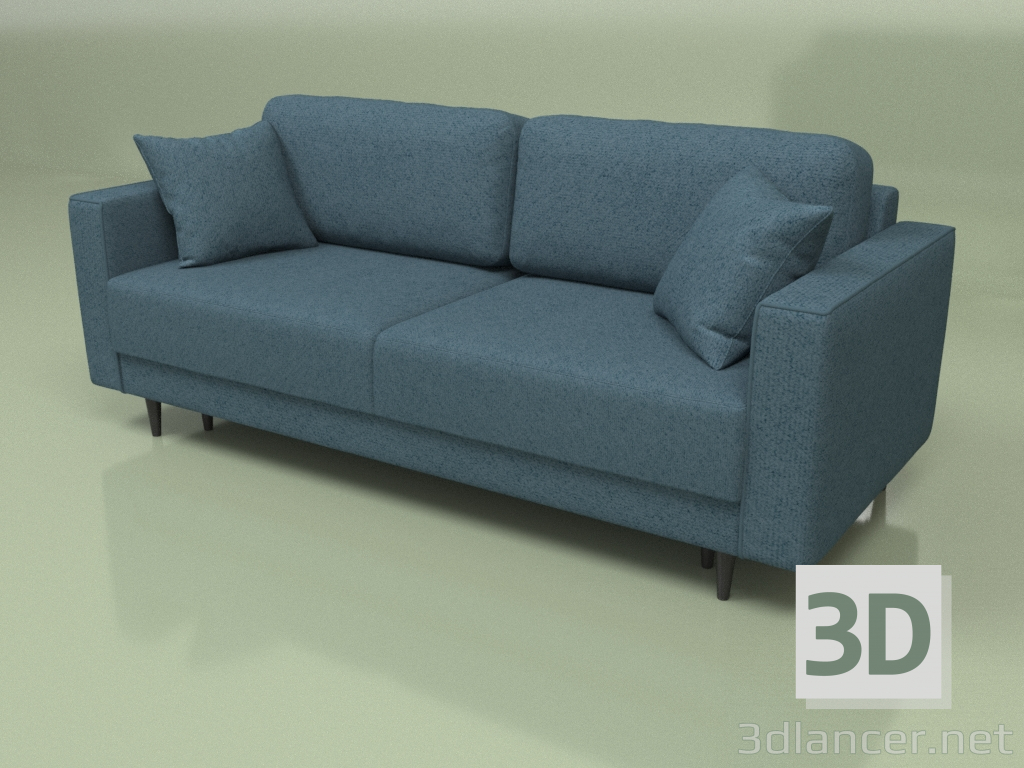 3D modeli Katlanır kanepe Dunas (koyu mavi) - önizleme