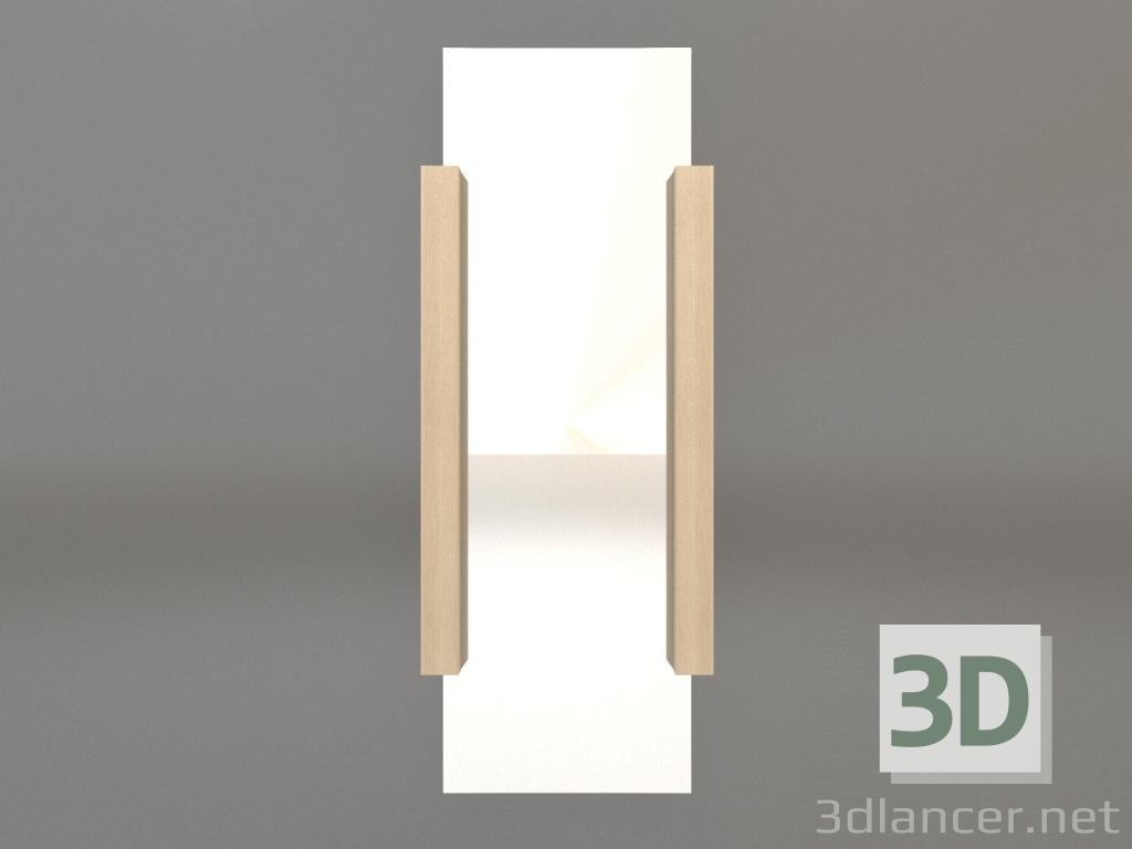 3d модель Зеркало ZL 07 (575х1500, wood white) – превью