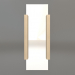 3 डी मॉडल मिरर ZL 07 (575х1500, लकड़ी सफेद) - पूर्वावलोकन
