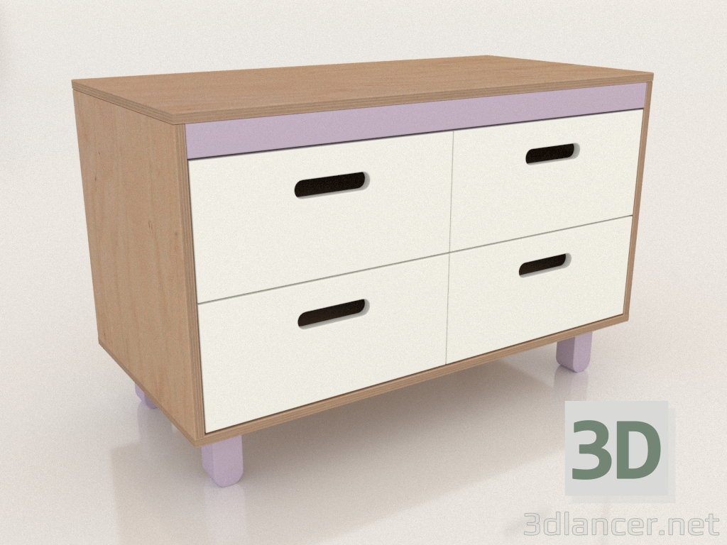 3d model Chest of drawers TUNE E (DRTEAA) - preview