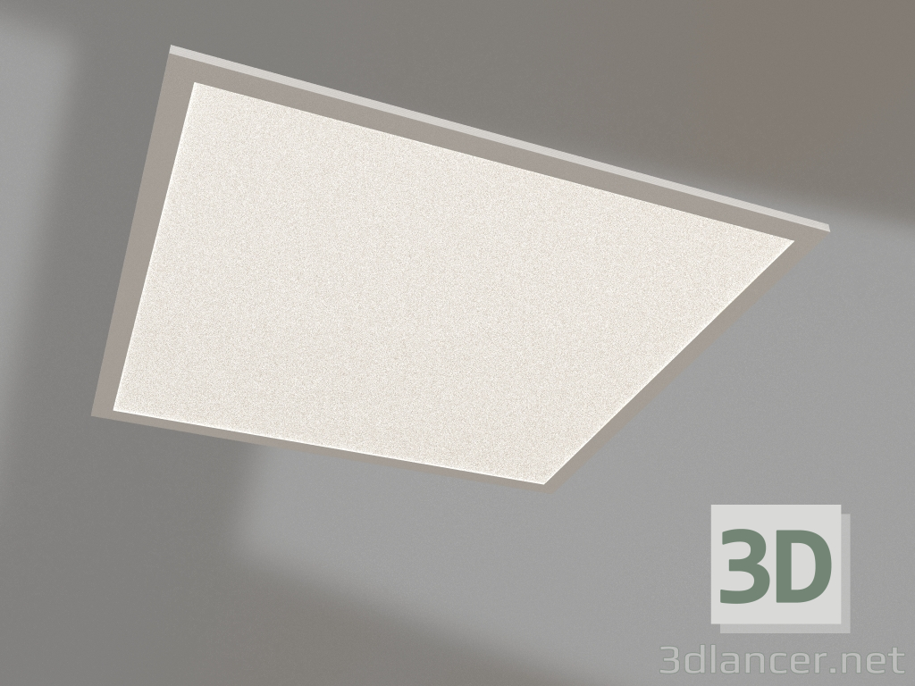 3D Modell Lampe DL-INTENSO-S600x600-40W Day4000 (WH, 120 Grad, 230V) - Vorschau