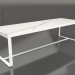 modèle 3D Table à manger 270 (DEKTON Aura, Blanc) - preview