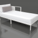 modello 3D Modulo divano, sezione 2 destra (Bianco) - anteprima