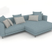 3D Modell Sofa Carol 3060 x 1080 (Beretta 14) - Vorschau