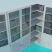 3D Modell Die Möbel im Zimmer - Vorschau