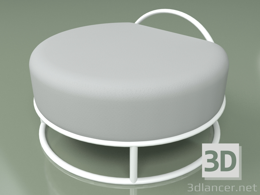modello 3D Pouf di Varya Schuka (bianco) - anteprima