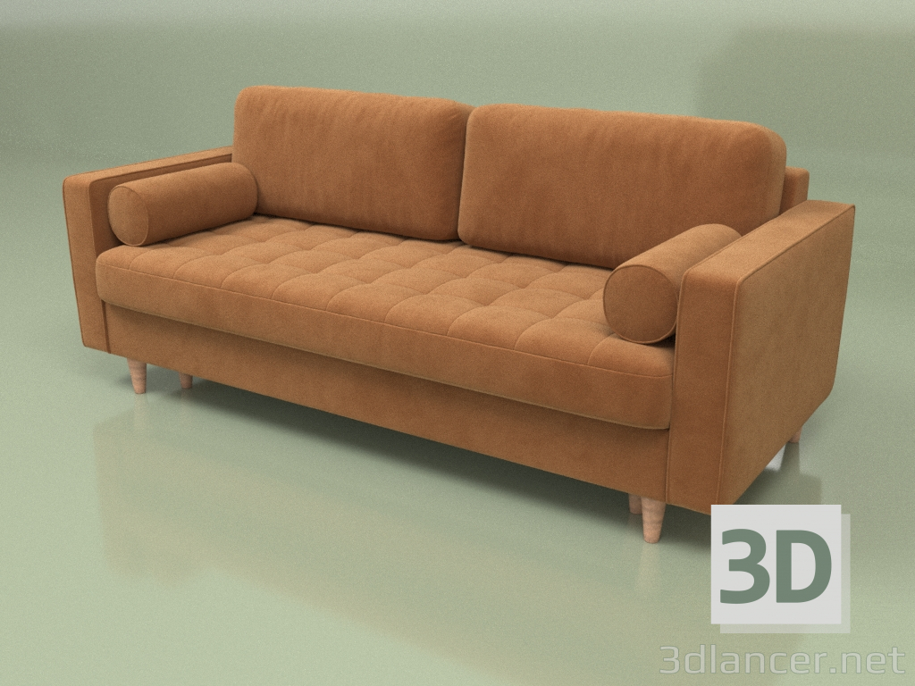 3d model Folding sofa Gobi (dark brown) - preview