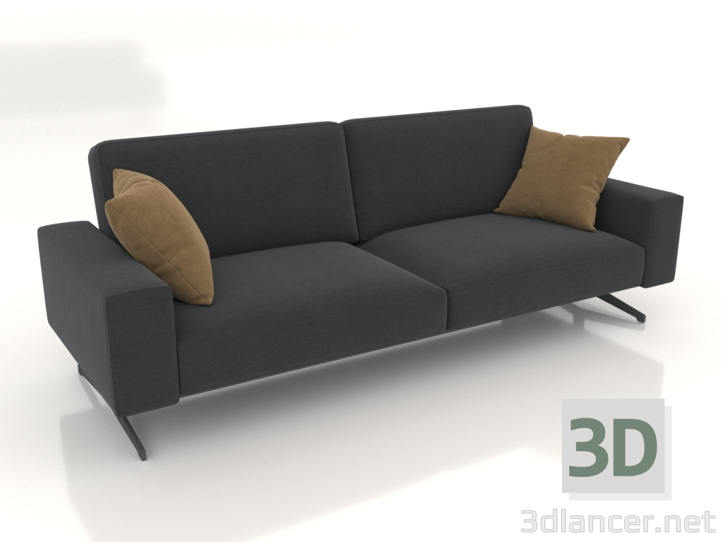 modèle 3D Canapé-lit Soho (graphite) - preview