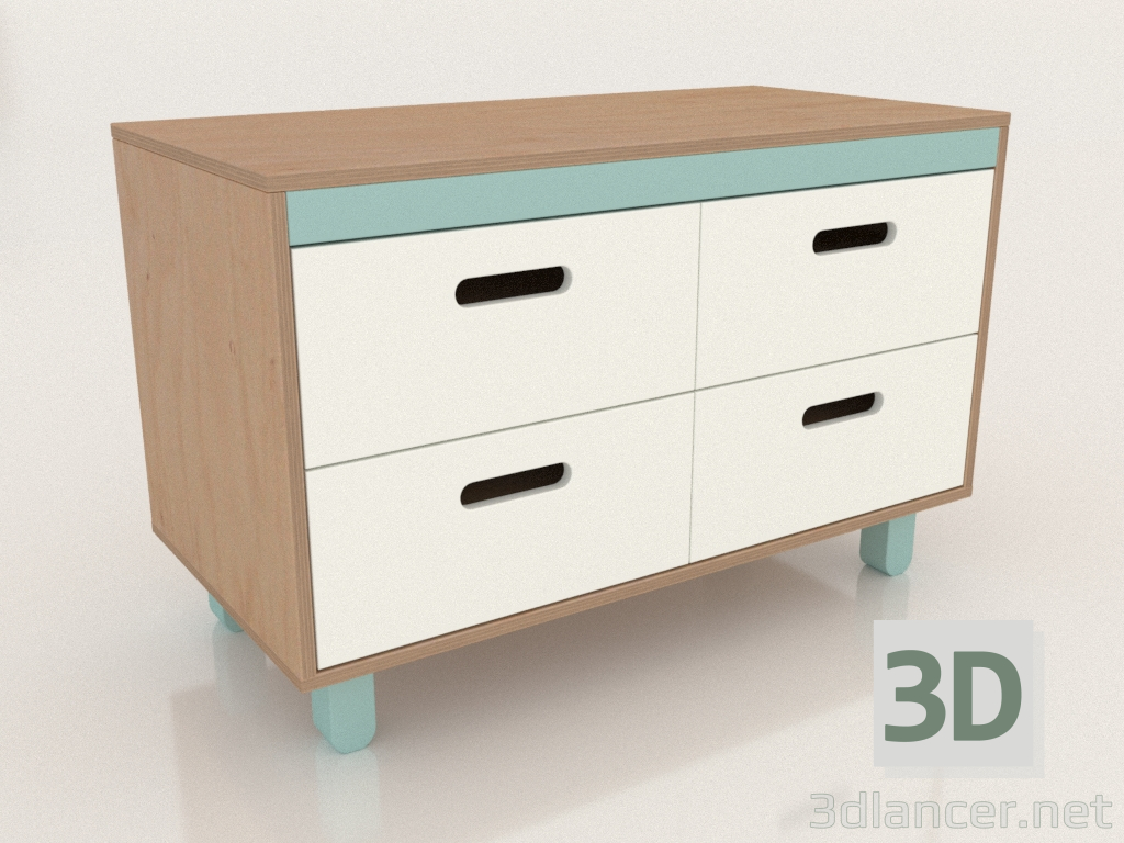 3d model Chest of drawers TUNE E (DTTEAA) - preview