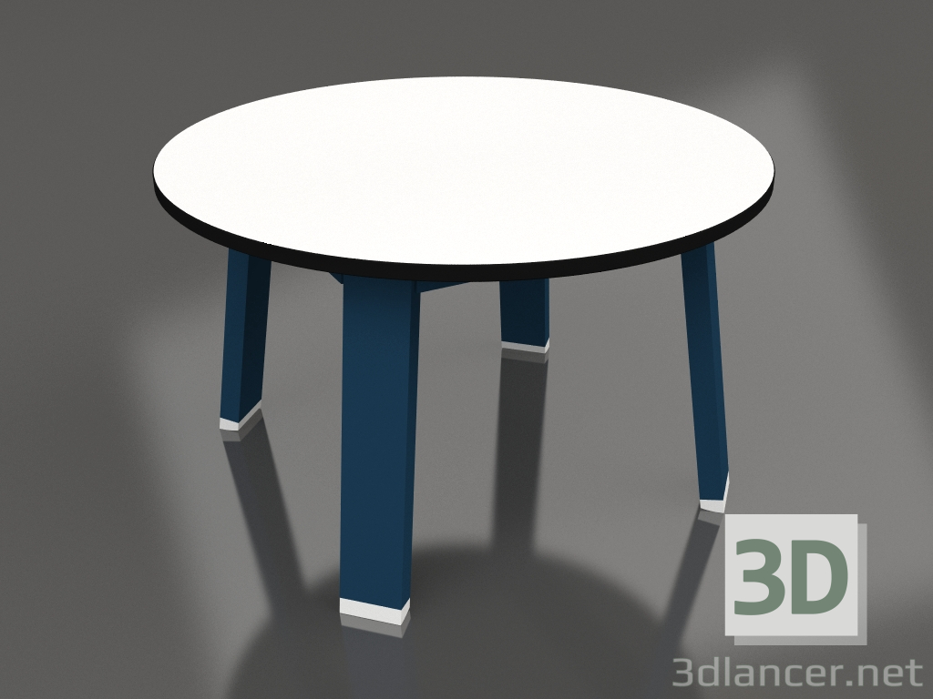 3D Modell Runder Beistelltisch (Graublau, Phenolharz) - Vorschau