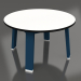 3 डी मॉडल गोल साइड टेबल (ग्रे नीला, फेनोलिक) - पूर्वावलोकन