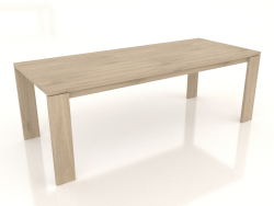 Tavolo da pranzo BLANK 2200x900x750 mm (rovere schiarito)