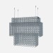 3d модель Потолочный светильник Crystal chandelier recta – превью
