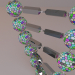 3D modeli DNA heykelciği - önizleme