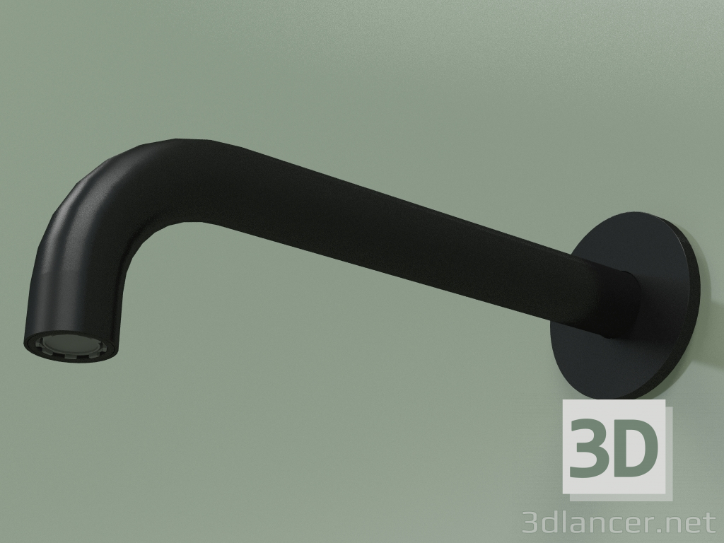 3D modeli Duvar musluğu 90 ° Lmax 190mm (BC004, NO) - önizleme