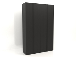 Wardrobe MW 01 wood (1800x600x2800, wood black)
