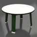modello 3D Tavolino rotondo (Verde bottiglia, Fenolico) - anteprima