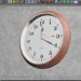 modèle 3D Horloge murale Bureau - preview