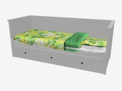 Day bed with 3 drawers