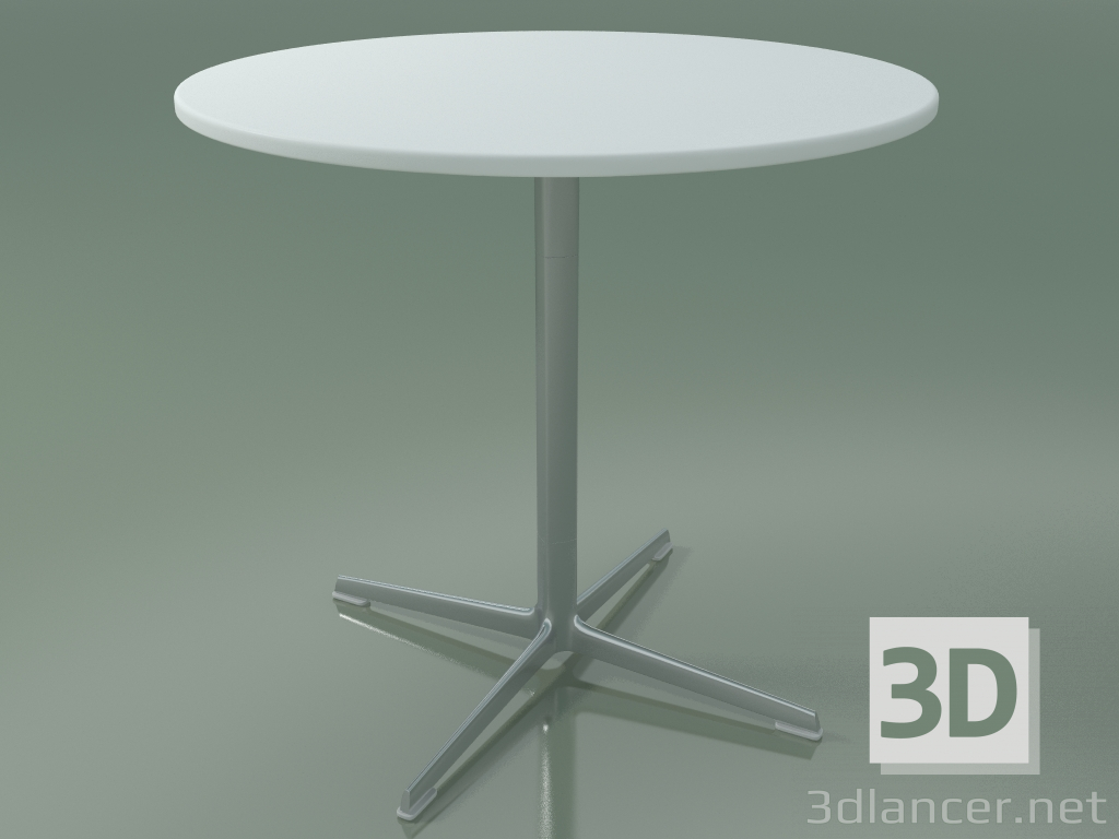 modello 3D Tavolo rotondo 0966 (H 74 - P 80 cm, M02, LU1) - anteprima