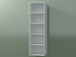 Wall tall cabinet (8DUBDD01, Glacier White C01, L 36, P 36, H 120 cm)