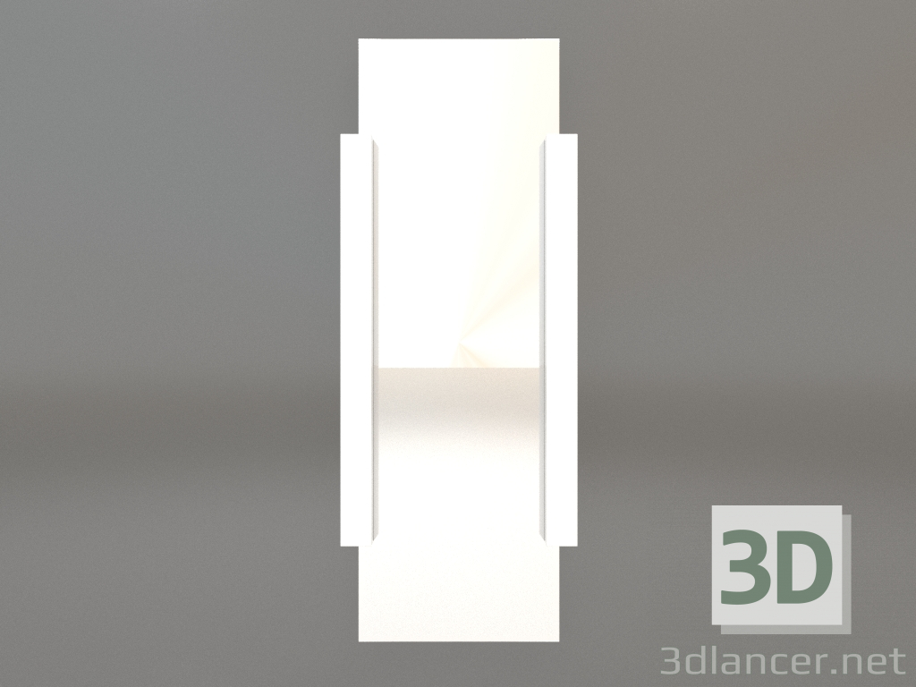 3 डी मॉडल मिरर ZL 07 (575х1500, सफेद) - पूर्वावलोकन