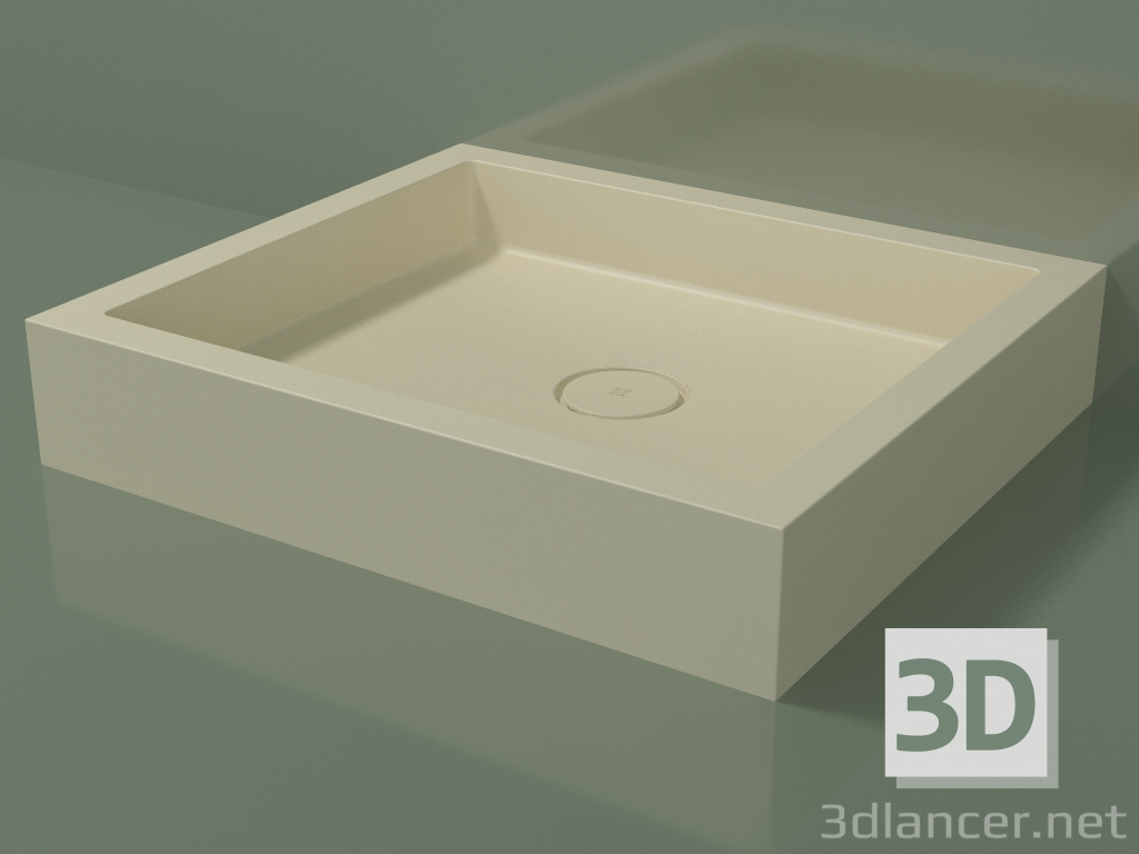 modèle 3D Receveur de douche Alto (30UA0117, Bone C39, 80x70 cm) - preview