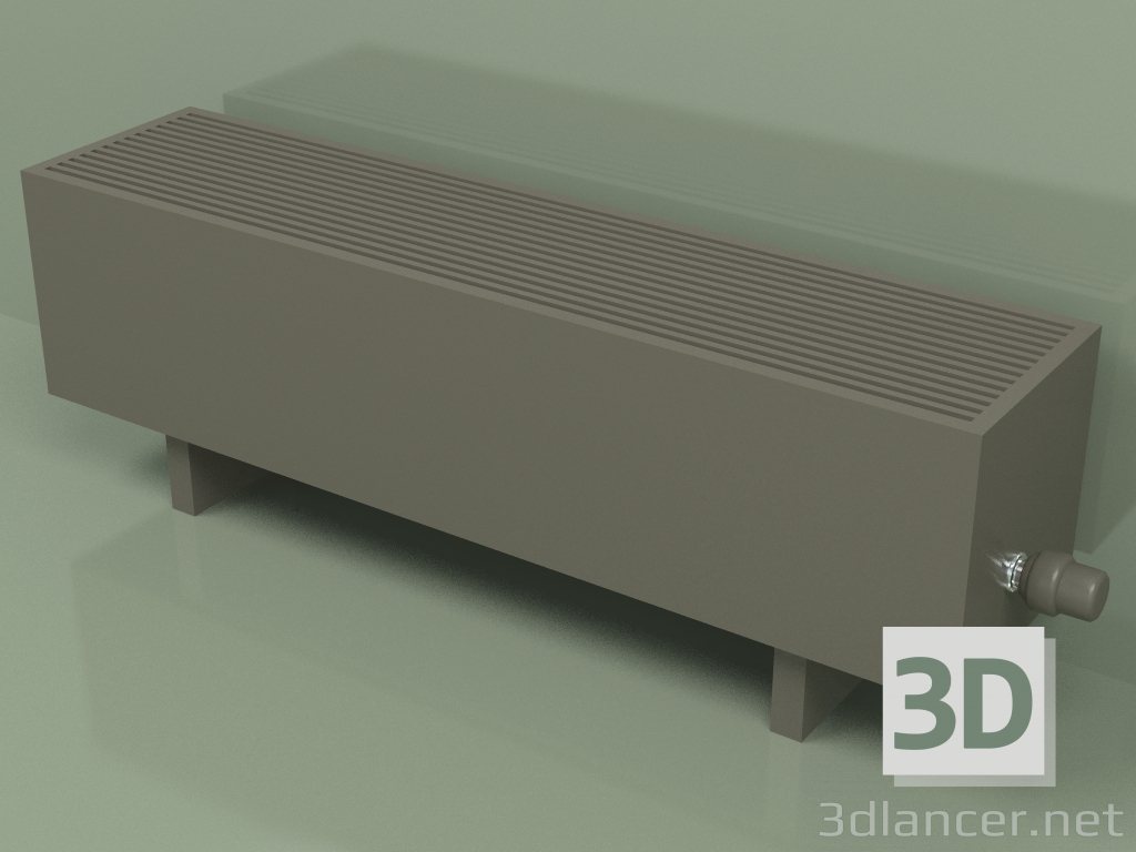 3D Modell Konvektor - Aura Basic (240 x 1000 x 236, RAL 7013) - Vorschau