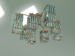 Ceiling chandelier Barra 10100-8 (gold-clear crystal)