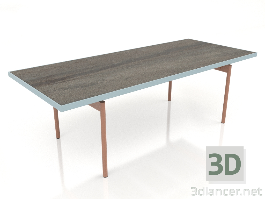 modello 3D Tavolo da pranzo (Grigio blu, DEKTON Radium) - anteprima