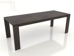 Yemek masası BLANK 2200x900x750 mm (koyu meşe)