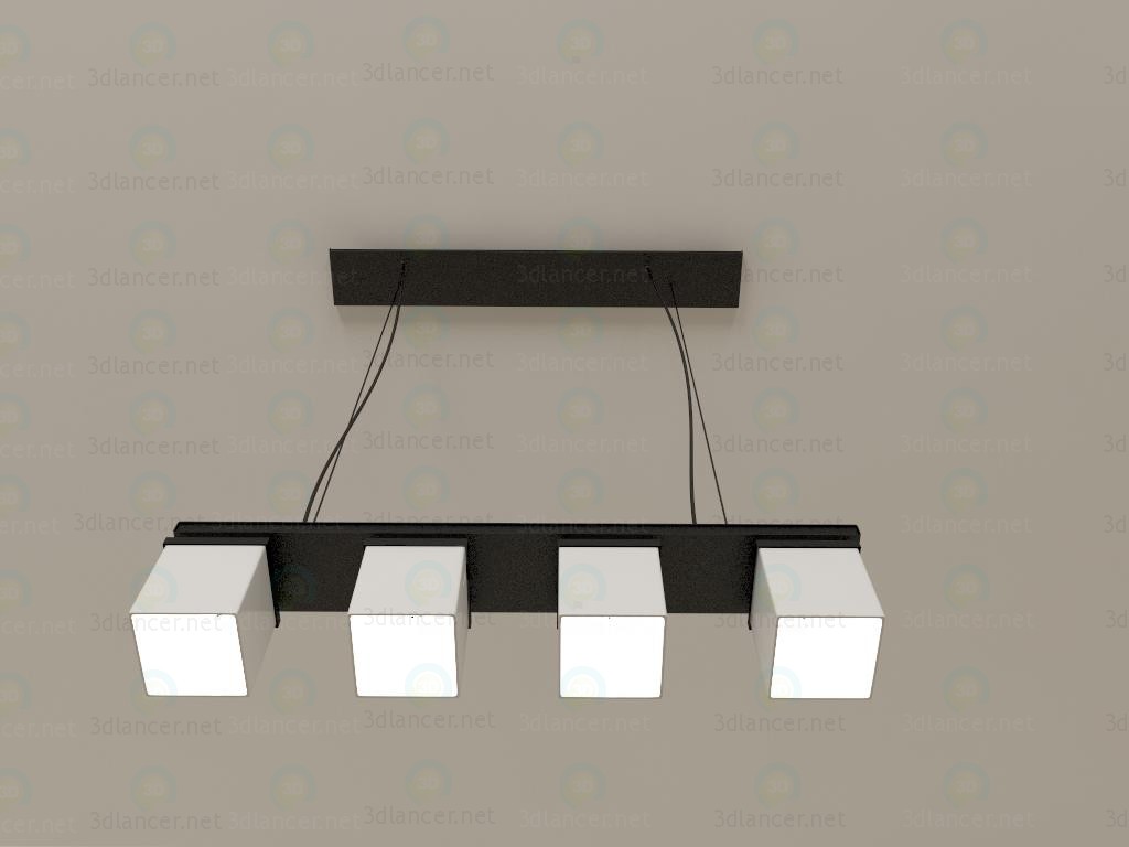 3d model hanging lamp - preview