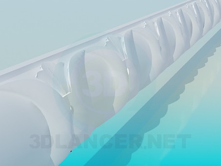 modello 3D Cornici per soffitto - anteprima