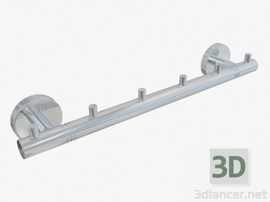 3d model Hanger CANYON 6 hooks (L 320) - preview