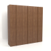 3d model Wardrobe MW 01 wood (2700x600x2800, wood brown light) - preview