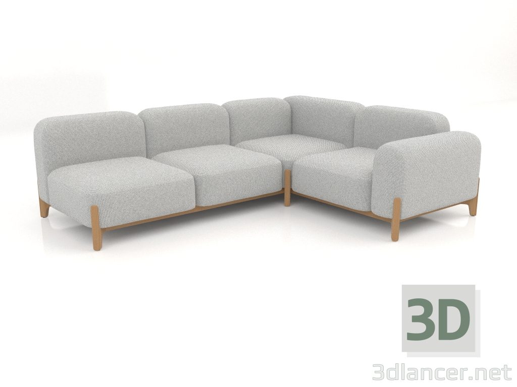 3D Modell Modulares Sofa (Komposition 27) - Vorschau