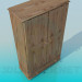 3D Modell Holzschrank - Vorschau