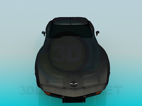 modèle 3D Corvette 1979 - preview