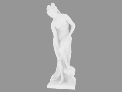 Escultura de mármol Bather también llamó a Venus