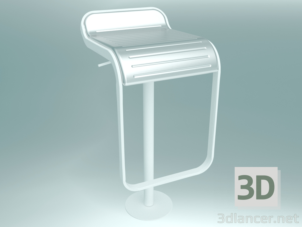 3D modeli Kendiliğinden ayarlanan tabure LEM (S83 H66-79 çelik, taban sabitleme tabanı Ø 20 cm) - önizleme