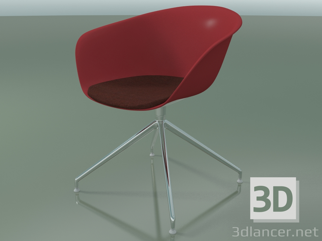 modèle 3D Chaise 4226 (sur un survol, pivotante, avec un coussin sur le siège, PP0003) - preview