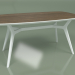 modèle 3D Table à manger Johann noyer (blanc, 1600x900) - preview