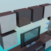 modello 3D L'arredamento della camera - anteprima