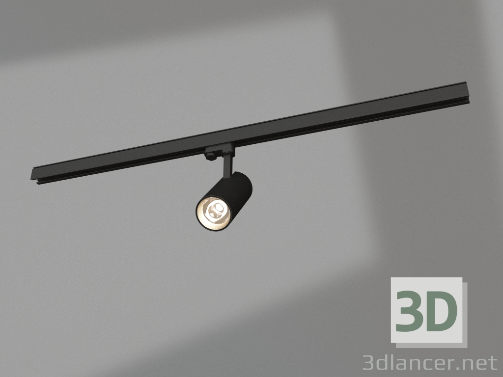 modèle 3D Lampe LGD-GERA-4TR-R74-20W White6000 (BK, 24 degrés, 230V, DALI) - preview