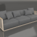 3d model 3-seater sofa (Sand) - preview