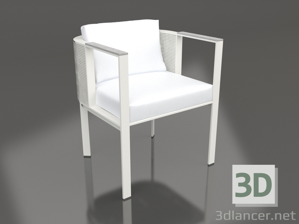 3D modeli Yemek sandalyesi (Akik gri) - önizleme