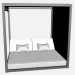 3D Modell Pavillon und Liegestuhl - Vorschau