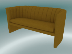 Preguiçoso dobro do sofá (SC25, H 75cm, 150х65cm, veludo 5 ambarino)